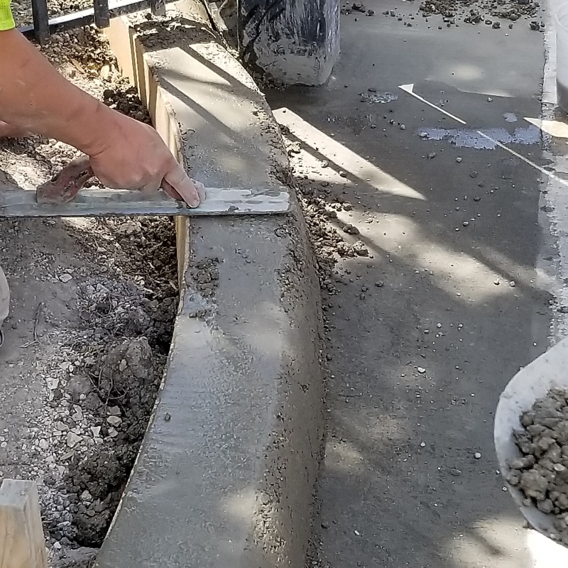 Curb Repair Texas Concrete Restoration, Inc.