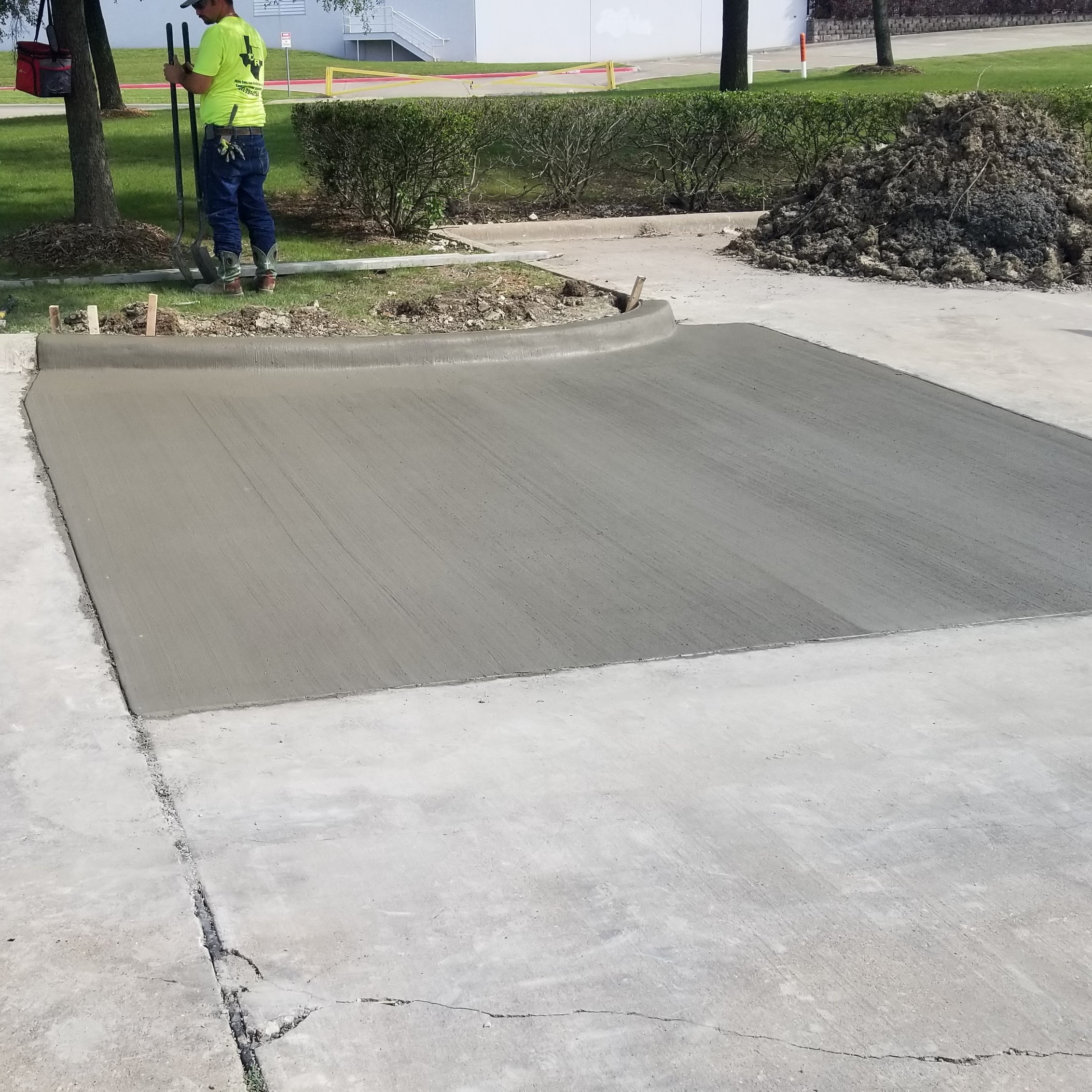 Concrete Pour Backs - Texas Concrete Restoration, Inc.